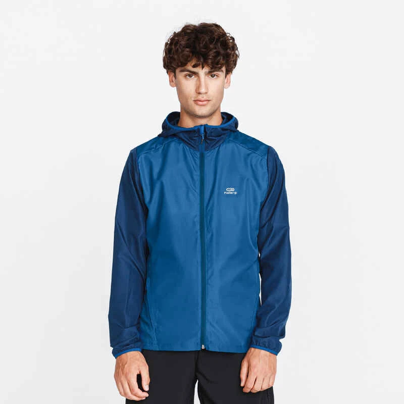 VESTE COUPE VENT DE RUNNING HOMME KALENJI RUN WIND BLEU ARDOISE 11 VESTE COUPE VENT DE RUNNING HOMME KALENJI RUN WIND BLEU ARDOISE â Image 9