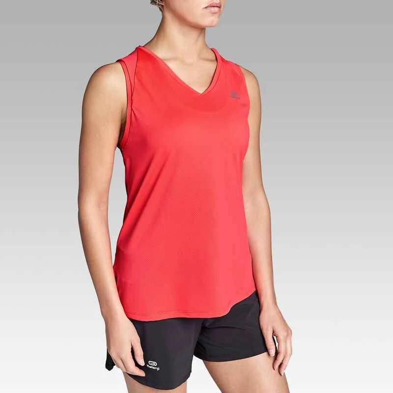 Kalenji Débardeur Respirant Running Femme - Dry Corail Fluo 9 Kalenji Débardeur Respirant Running Femme - Dry Corail Fluo – Image 7