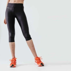 Kalenji Legging Court Running Femme - Dry Noir -Kalenji 8552202
