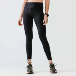 Kalenji Legging Running Gainant Femme (du XS Au 5XL - Grande Taille) - Marron -Kalenji 8554240