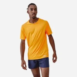 Kalenji T-shirt Running Respirant Homme - Dry+ Bleu Foncé -Kalenji 8666023