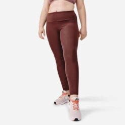 Kalenji Legging Running Gainant Femme (du XS Au 5XL - Grande Taille) - Marron -Kalenji 8666514