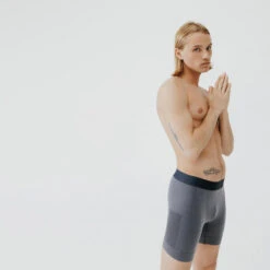 Kalenji BOXER DE RUNNING HOMME DRY PERF 900 GRIS BLEU -Kalenji boxer de running homme dry perf 900 gris bleu 3