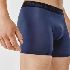 Kalenji Boxer Respirant En Microfibre Homme - Bleu Foncé -Kalenji boxer respirant en microfibre homme bleu fonce 2