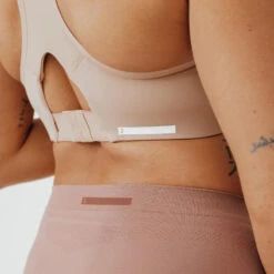 Devant -Kalenji brassiere de sport nude confort maintien eleve 1