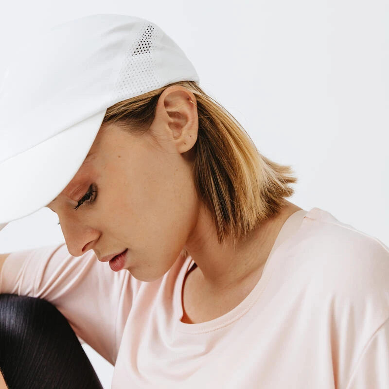 Kalenji CASQUETTE RUNNING AJUSTABLE HOMME FEMME BLANC 5 Kalenji CASQUETTE RUNNING AJUSTABLE HOMME FEMME BLANC â Image 3