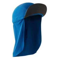 Kalenji CASQUETTE TRAIL RUNNING MODULABLE SAHARIENNE BLEU 10 Kalenji CASQUETTE TRAIL RUNNING MODULABLE SAHARIENNE BLEU -Kalenji casquette trail running modulable saharienne bleu 3