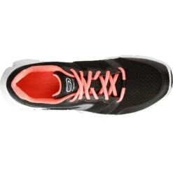 Kalenji CHAUSSURE JOGGING FEMME RUN ONE PLUS NOIR CORAIL 16 Kalenji CHAUSSURE JOGGING FEMME RUN ONE PLUS NOIR CORAIL -Kalenji chaussure jogging femme run one plus noir corail 5