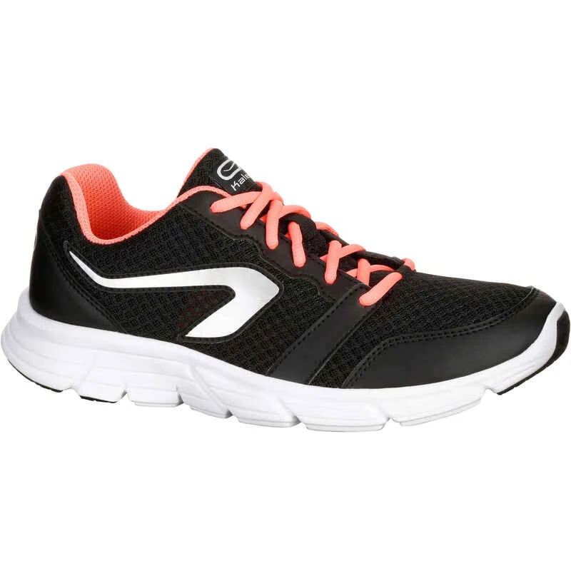 Kalenji CHAUSSURE JOGGING FEMME RUN ONE PLUS NOIR CORAIL 3 Kalenji CHAUSSURE JOGGING FEMME RUN ONE PLUS NOIR CORAIL