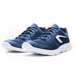 CHAUSSURES DE RUNNING HOMME KALENJI RUN 100 BLUE JEAN -Kalenji chaussure jogging homme run 100 gris 3