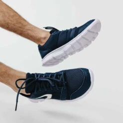 CHAUSSURES DE RUNNING HOMME KALENJI RUN 100 BLUE JEAN -Kalenji chaussure jogging homme run 100 gris 8