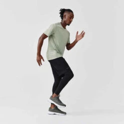 Kalenji CHAUSSURE DE RUNNING HOMME RUN CUSHION KAKI -Kalenji chaussure jogging homme run cushion noir jaune 7