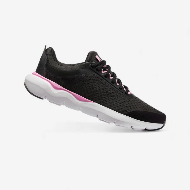 Kalenji CHAUSSURES De Running Femme JOGFLOW 500.1 Gris Foncé Et Rose. 3 Kalenji CHAUSSURES De Running Femme JOGFLOW 500.1 Gris Foncé Et Rose.