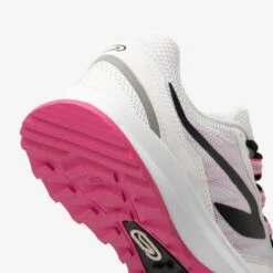 CHAUSSURES DE RUNNING FEMME KALENJI RUN ACTIVE GRIP Blanc Rose -Kalenji chaussures de running femme kalenji run active grip blanc rose 2