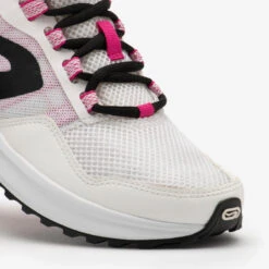 CHAUSSURES DE RUNNING FEMME KALENJI RUN ACTIVE GRIP Blanc Rose -Kalenji chaussures de running femme kalenji run active grip blanc rose 3