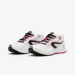 CHAUSSURES DE RUNNING FEMME KALENJI RUN ACTIVE GRIP Blanc Rose -Kalenji chaussures de running femme kalenji run active grip blanc rose 7
