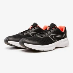 CHAUSSURES DE RUNNING FEMME KALENJI RUN CUSHION NOIR CORAIL 14 CHAUSSURES DE RUNNING FEMME KALENJI RUN CUSHION NOIR CORAIL -Kalenji chaussures de running femme kalenji run cushion noir corail 4