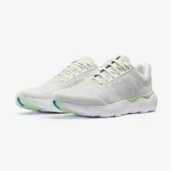 Kalenji CHAUSSURES De Running Homme JOGFLOW 500.1 Vert Clair Et Blanc Cassé -Kalenji chaussures de running homme jogflow 5001 vert clair et blanc casse 4