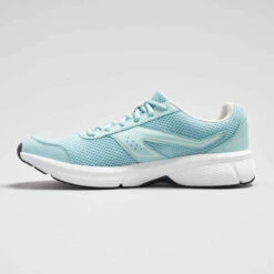 CHAUSSURES DE RUNNING FEMME KALENJI RUN CUSHION BLEU -Kalenji chaussures jogging cushion noir corail femme 6