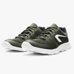 CHAUSSURES DE RUNNING FEMME KALENJI RUN 100 OLIVE -Kalenji chaussures jogging femme run 100 gris 4