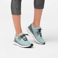 CHAUSSURES DE RUNNING FEMME KALENJI RUN SUPPORT KAKI 22 CHAUSSURES DE RUNNING FEMME KALENJI RUN SUPPORT KAKI -Kalenji chaussures jogging femme run support gris corail 7
