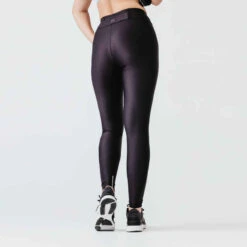 Kalenji Legging Long Running Femme - Dry Noir -Kalenji collant running run dry noir femme 3