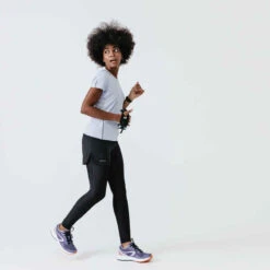 Kalenji Short Running Legging Intégré Femme - Dry + Noir 14 Kalenji Short Running Legging Intégré Femme - Dry + Noir -Kalenji collant short 2 en 1 running run dry noir femme 2