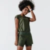 Kalenji Combishort Running Femme - Dry+ Kaki