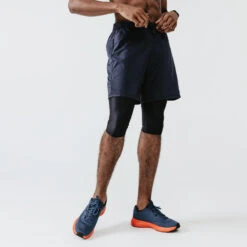 Kalenji Corsaire 3/4 Running Respirant Homme - Dry Noir -Kalenji corsaire 34 running respirant homme dry noir 3