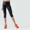 Kalenji Legging Court Running Femme - Dry Noir -Kalenji corsaire running run dry noir femme