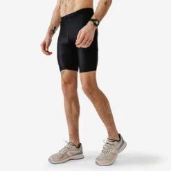 Devant -Kalenji cuissard running respirant homme dry noir 7