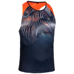 Kalenji DEBARDEUR D'ATHLETISME HOMME BLEU ET ORANGE