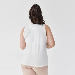 Kalenji Débardeur Respirant Running Femme - Soft Blanc -Kalenji debardeur respirant running femme soft blanc 3
