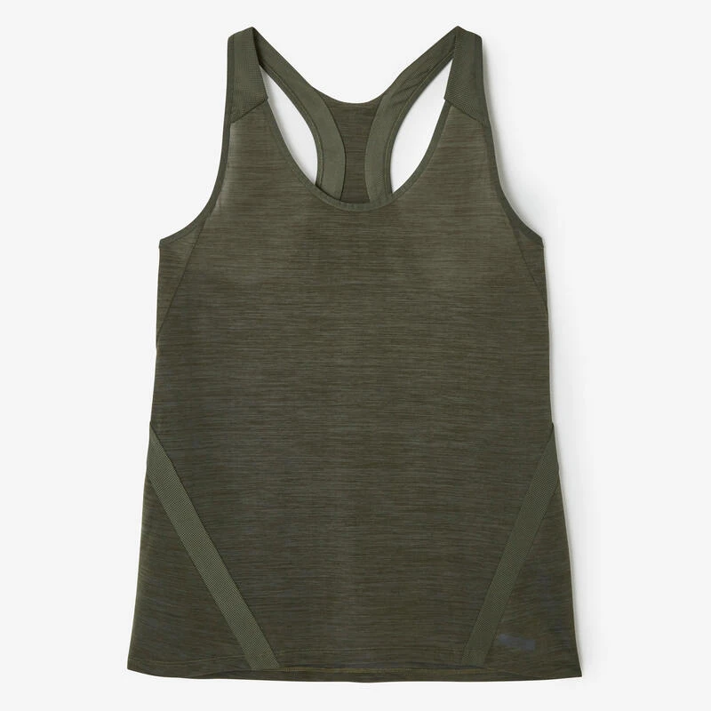 Kalenji Débardeur Running Léger Femme - Light Kaki 11 Kalenji Débardeur Running Léger Femme - Light Kaki – Image 9