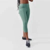 Kalenji Legging Court Running Femme - Support Vert