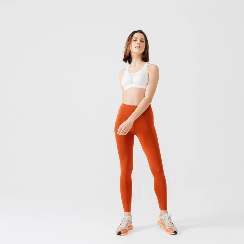 Kalenji Legging Running Gainant Femme (du XS Au 5XL - Grande Taille) - Orange 6 Kalenji Legging Running Gainant Femme (du XS Au 5XL - Grande Taille) - Orange â Image 4