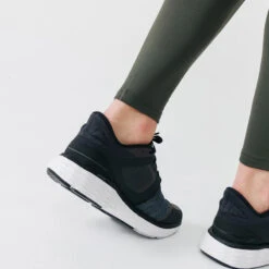 Kalenji Legging Running Long Chaud Femme - Warm+ Kaki -Kalenji legging running long chaud femme warm kaki 5