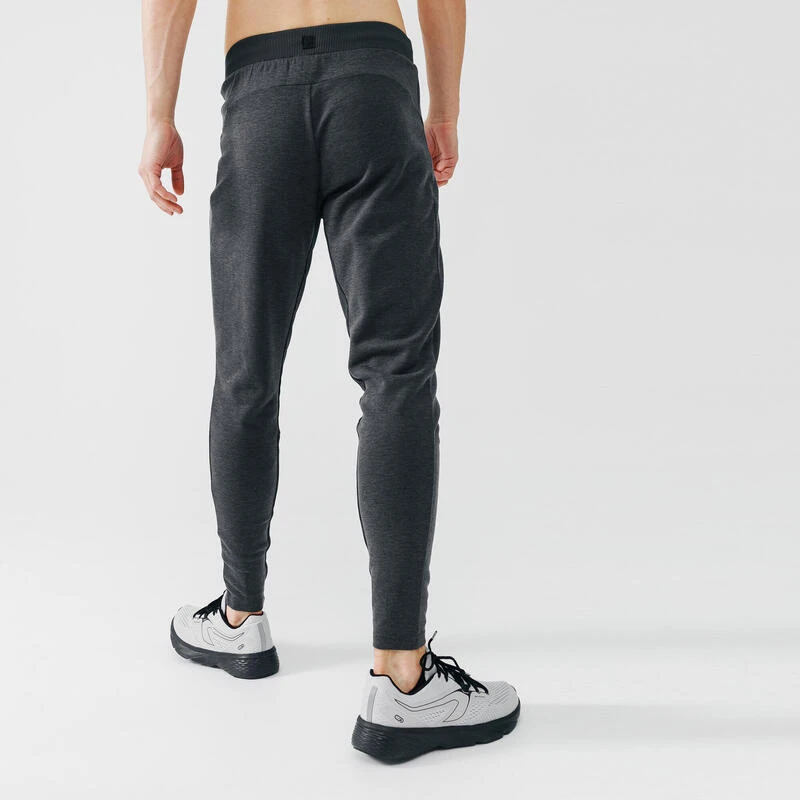 PANTALON DE RUNNING HOMME KALENJI WARM + GRIS 4 PANTALON DE RUNNING HOMME KALENJI WARM + GRIS – Image 2