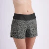 Kalenji Short Printé Running Femme - Dry Vert Foncé -Kalenji short printe running femme dry vert fonce