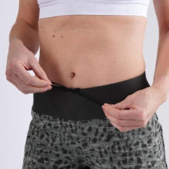 Kalenji Short Printé Running Femme - Dry Vert Foncé -Kalenji short printe running femme dry vert fonce 3