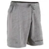 Kalenji SHORT RUNNING HOMME RUN DRY + N GRIS CLAIR -Kalenji short running homme run dry n gris clair