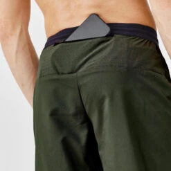 Kalenji Short Running Respirant 2 En 1 Homme - Dry 550 Khaki -Kalenji short running respirant 2 en 1 homme dry 550 khaki 2