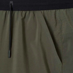 Kalenji Short Running Respirant Homme - Dry+ Olive Noire -Kalenji short running respirant homme dry bleu fonce 10