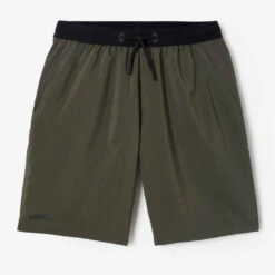 Kalenji Short Running Respirant Homme - Dry+ Olive Noire -Kalenji short running respirant homme dry bleu fonce 9