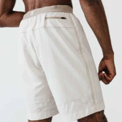 SHORT 2 EN 1 DE RUNNING HOMME AVEC BOXER Intégré KALENJI DRY + BEIGE LIN -Kalenji short running run dry noir homme 5