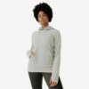 Kalenji Sweat à Capuche Running Chaud Femme - Hood 500 Kaki -Kalenji sweat a capuche running chaud femme hood 500 kaki