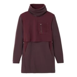 Kalenji Sweat Running Chaud Long Femme - Warm+ Long Marron -Kalenji sweat running chaud long femme warm long marron 5