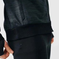 SWEAT ZIPPÉ A CAPUCHE DE RUNNING HOMME KALENJI WARM + NOIR -Kalenji sweat zippe a capuche de running homme kalenji warm noir 10