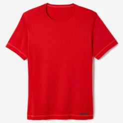 Kalenji T-shirt De Running Respirant Homme - KIPRUN 100 Dry Rouge