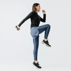 Kalenji T-shirt Manches Longues Running Femme - Sun Protect Noir -Kalenji t shirt manches longues running femme sun protect noir 3